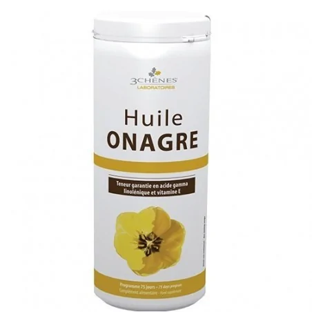 3 CHÊNES HUILE D’ONAGRE BOÎTE DE 150 CAPSULES
