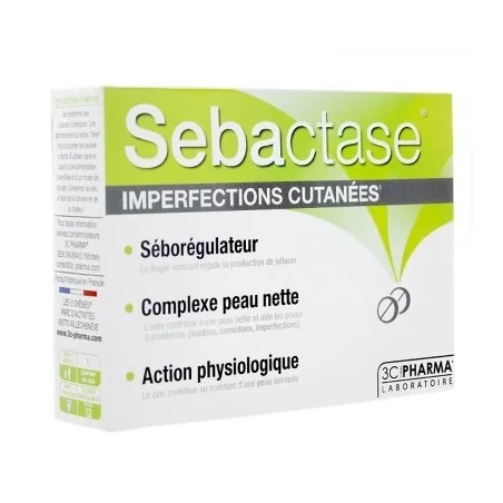 3 Chênes sebactase imperfections cutanées 30 COMP