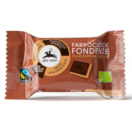 ALCE NERO BISCUIT EPEAUTRE CHOCOLAT AU LAIT 28G