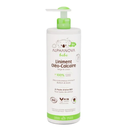 ALPHANOVA LINIMENT BÉBÉ BIO OLÉO-CALCAIRE 400ml