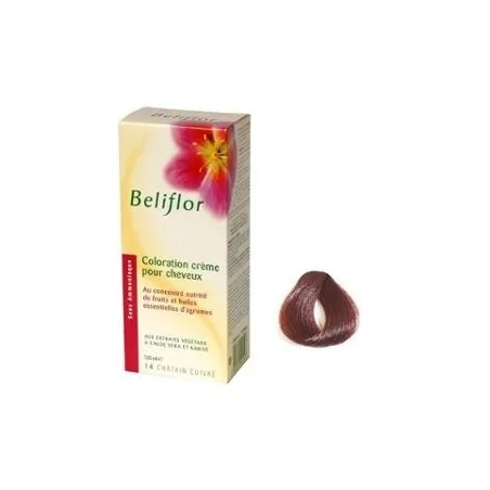 Beliflor UNIDOSE N° 14 CHATAIN CUIVRE 120ml