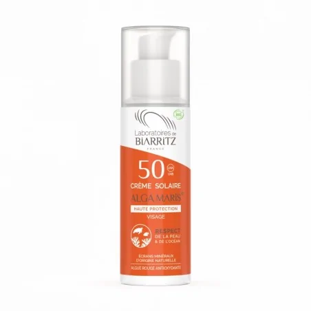 Biarritz ALGAMARIS – Crème solaire Visage SPF50