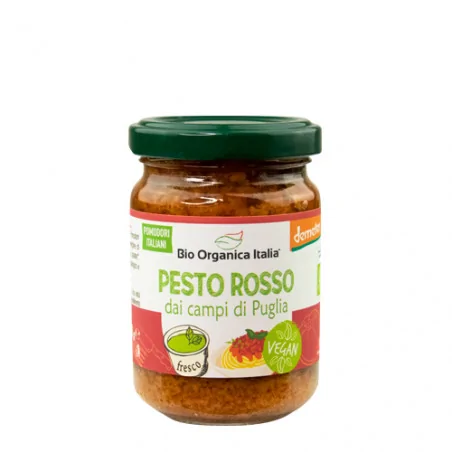 BIO ORGANICA PESTO ROSSO VEGAN DEMETER 140G