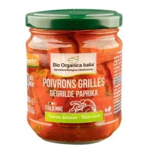 BIO ORGANICA POIVRONS GRILLÉS À L'HUILE DEMETER 190G