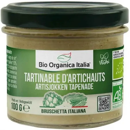 BIO ORGANICA TARTINABLE D’ARTICHAUT 140G