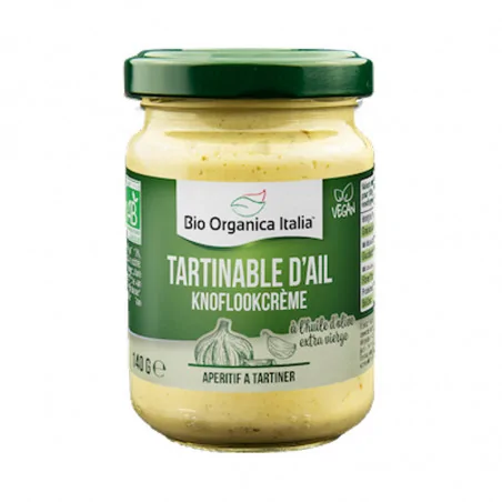 BIO ORGANICA TARTINADE À L’AIL DEMETER 140G