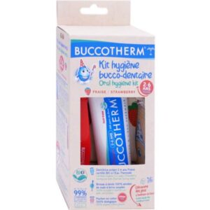BUCCOTHERM KIT ENFANT 2-6 ANS 50 ML GOUT FRAISE