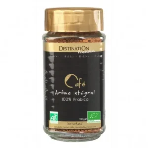 CAFE BIO INSTANTANE ARÖME INTEGRAL 100% ARABICA BOCAL VERRE 100g