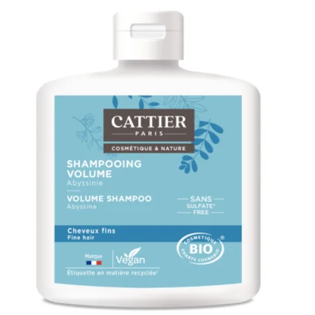 CATTIER SHAMPOOING VOLUME – 0% SULFATE CHEVEUX FINS 250 ML