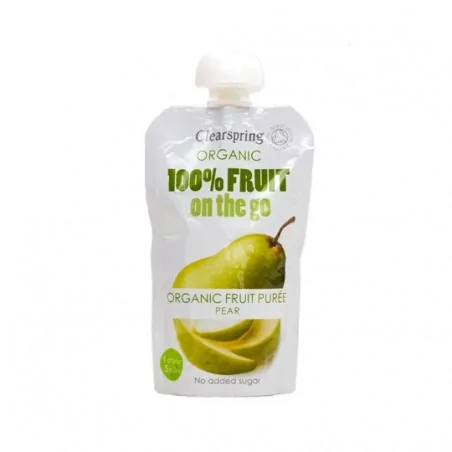 CLEARSPRING PUREE DE FRUITS POIRE 120G