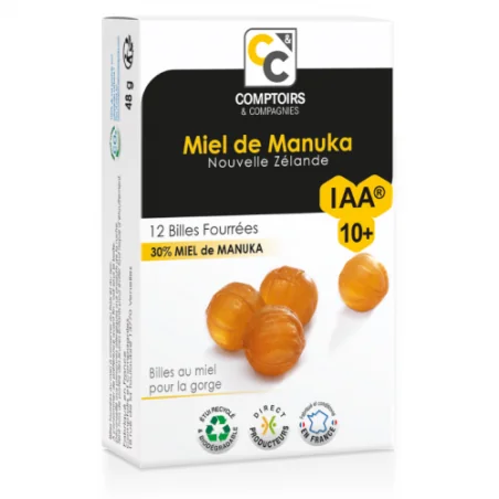 Comptoirs & Compagnie BILLES FOURREES AU MIEL DE MANUKA