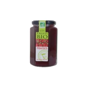 DESSERT FRAISES 100% FRUITS BIO 300G