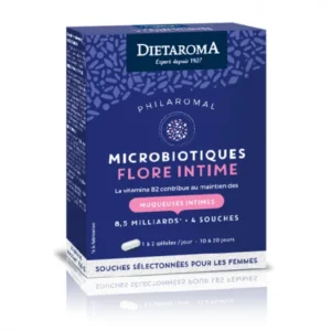 DIETAROMA MICROBIOTIQUES FLORE INTIME 20GEL