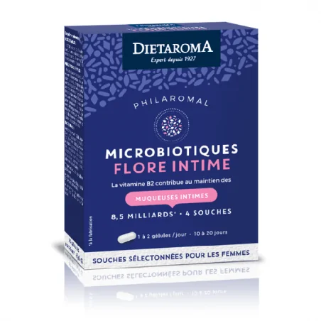 DIETAROMA MICROBIOTIQUES FLORE INTIME 20GEL