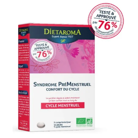 Dietaroma SYNDROME PRÉMENSTRUEL – CONFORT DU CYCLE 30 comprimés