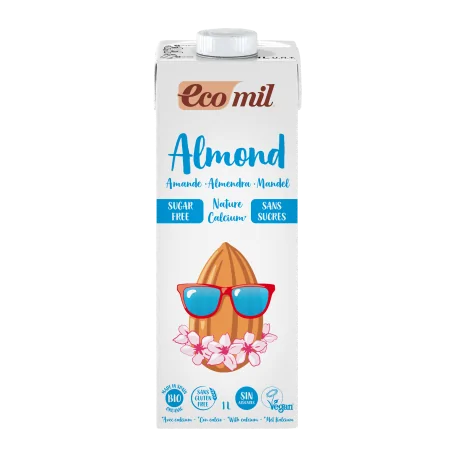 Ecomil BOISSON D’AMANDE CALCIUM SANS SUCRE 1 L