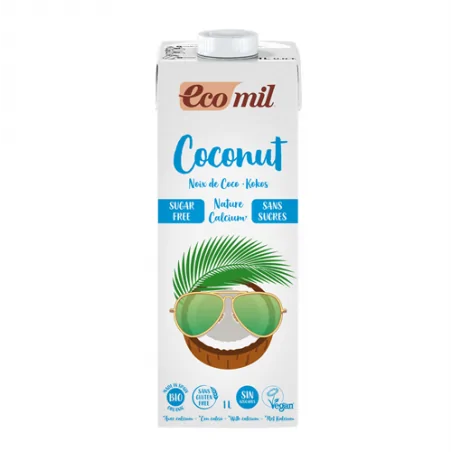 ECOMIL LAIT DE COCO CALIUM 1 L