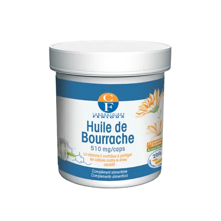 Fenioux huile de bourrache (borago officinalis) 200 capsules