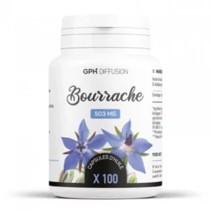 GPH DIFFUSION BOURRACHE BIO - 100 CAPSULES À 503 MG
