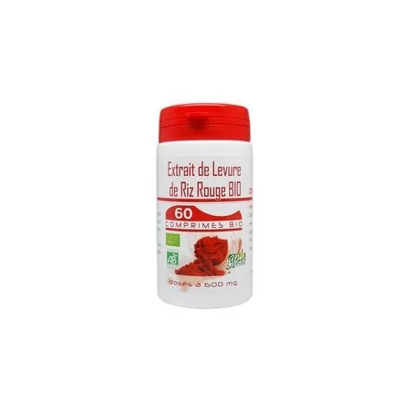 GPH DIFFUSION EXTRAIT DE LEVURE DE RIZ ROUGE 60 comprimes