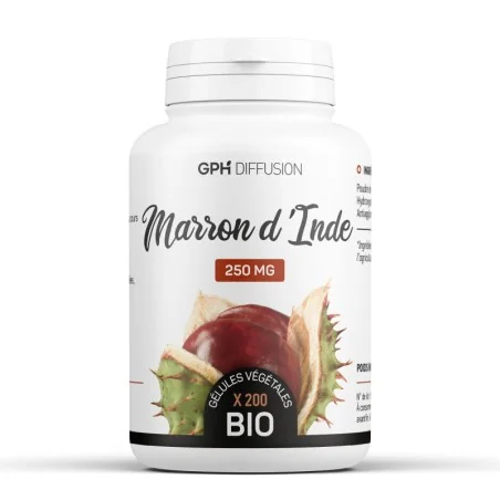 GPH DIFFUSION MARRON D’INDE Bio 200 gélules