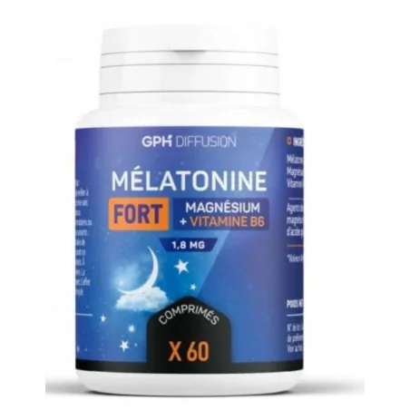 GPH DIFFUSION MÉLATONINE FORT – 1.8MG – 60 COMPRIMÉS