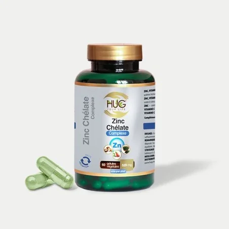 HUG ZINC COMPLEX BOITE 60 CAPSULES