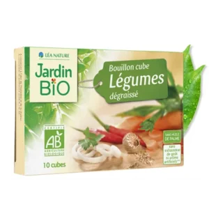 JARDIN BIO BOUILLON CUBE LÉGUMES DÉGRAISSÉ 9x10G