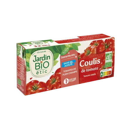 JARDIN BIO COULIS DE TOMATES 3x200G