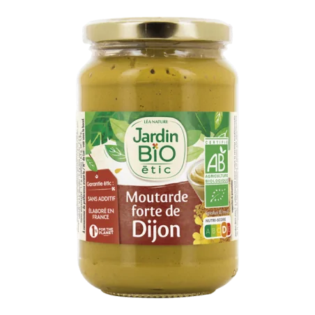 JARDIN BIO MOUTARDE FORTE DE DIJON 350G