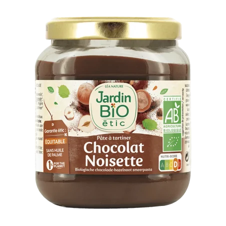 JARDIN BIO PATE A TARTINER CHOCOLAT NOISETTE 350G