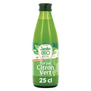 JARDIN BIO PUR JUS DE CITRON VERT 25CL