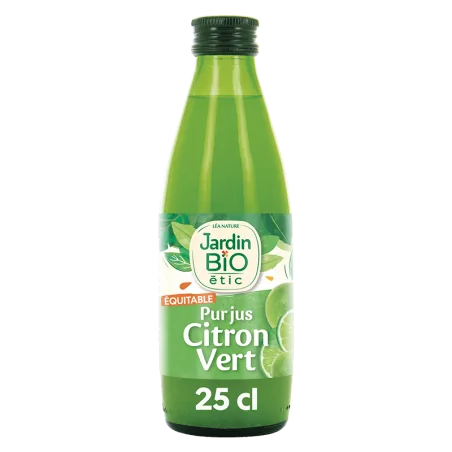 JARDIN BIO PUR JUS DE CITRON VERT 25CL
