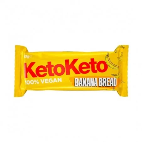 Keto Keto Barre Pain à la banane 50g – Vegan