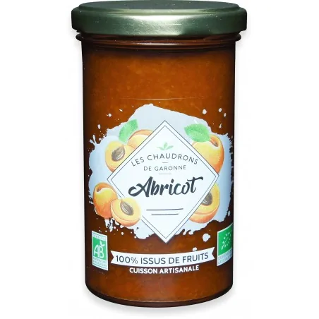 Les Chaudrons de Garonne Préparation 100% Fruits Abricot 275g