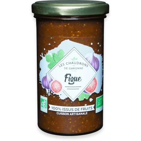Les Chaudrons de Garonne Préparation 100% Fruits Figue 275g