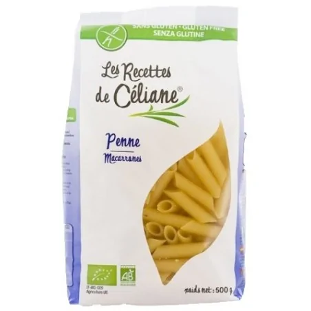Les Recettes de Céliane PENNE MAIS ET RIZ 500 G