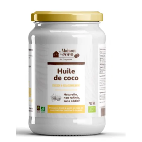 Maison de coco Huile Vierge de Noix de Coco, BIO 700 g –