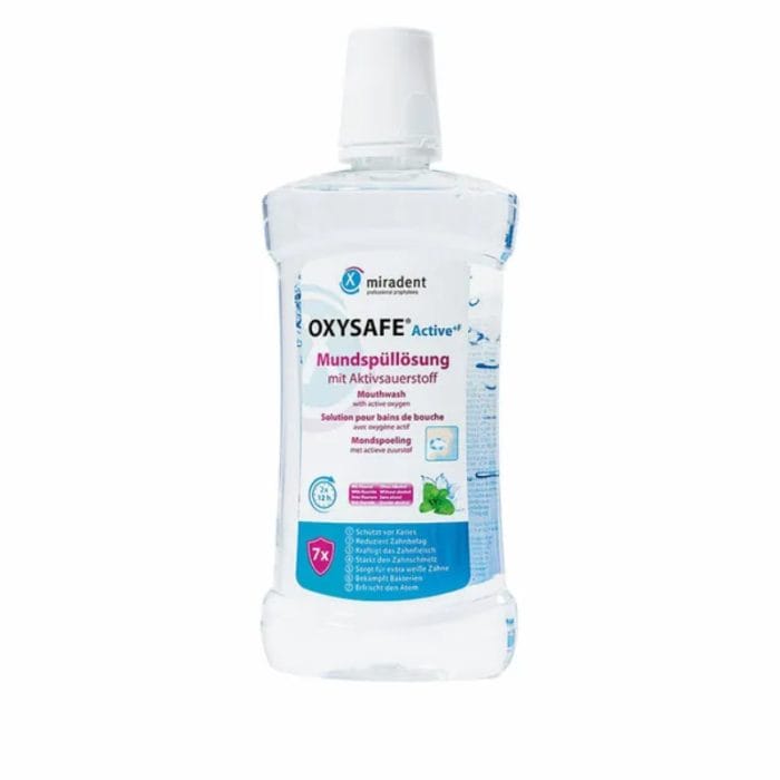 MIRADENT OXYSAFE ACTIVE BAIN DE BOUCHE 500 ML