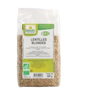 Moulin des Moines LENTILLES BLONDES 500 G