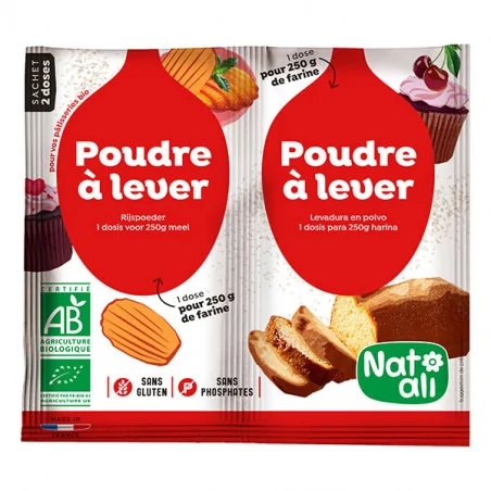 NATALI POUDRE A LEVER SANS PHOSPHATE 2×7 G