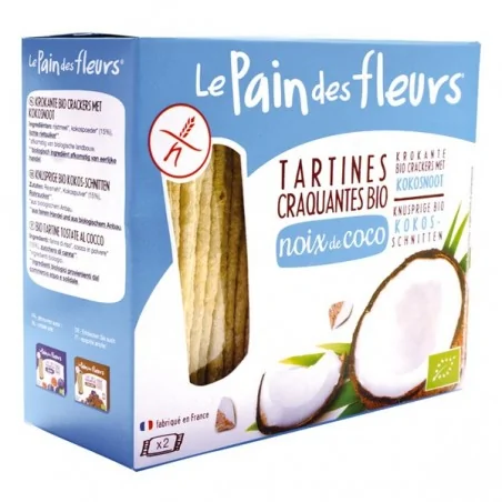 Le Pain des Fleurs Tartines Craquantes Noix de Coco 150G