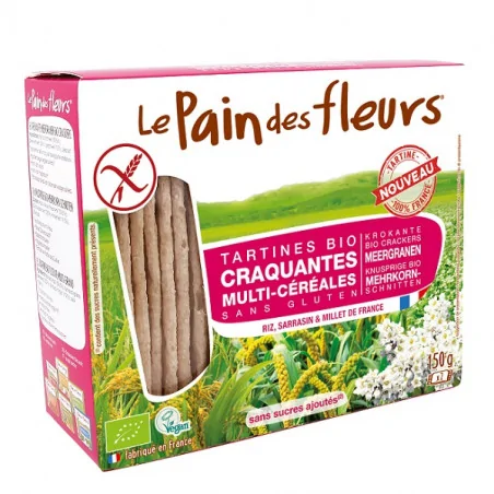 Le Pain des Fleurs Tartine Craquante Multi-Céréales 150G