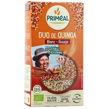 Primeal DUO DE QUINOA 500 G (Blanc et rouge)