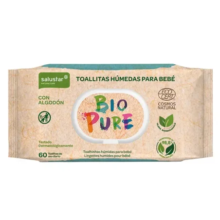 SALUSTAR BIOPURE LINGETTES BEBE B60