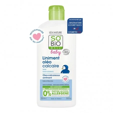 SO BIO Baby LINIMENT OLÉO CALCAIRE – 250ML