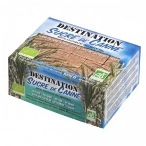 Destination Sucre de canne roux en morceaux 500g