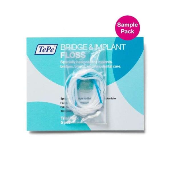 TEPE FILE DENTAIRE BRIDGE ET IMPLANT FLOSS PACK DE 5