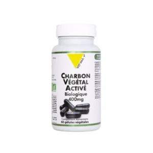 VIT’ALL+ Charbon Végétal 400Mg 60 Gélules