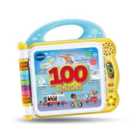 VTECH Mon imagier bilingue – 100 véhicules – 614845